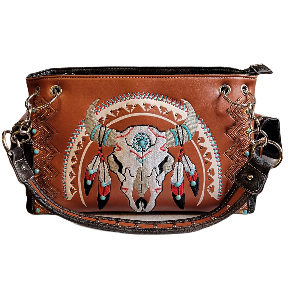 SKULL STEER HANDBAG